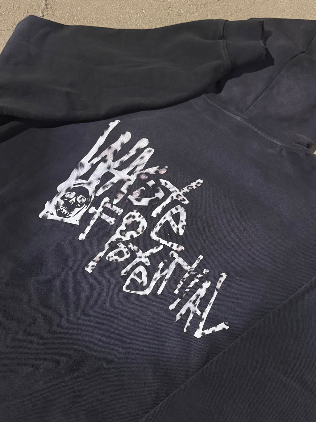 WASTE HOODIE SNOW LEOPARD