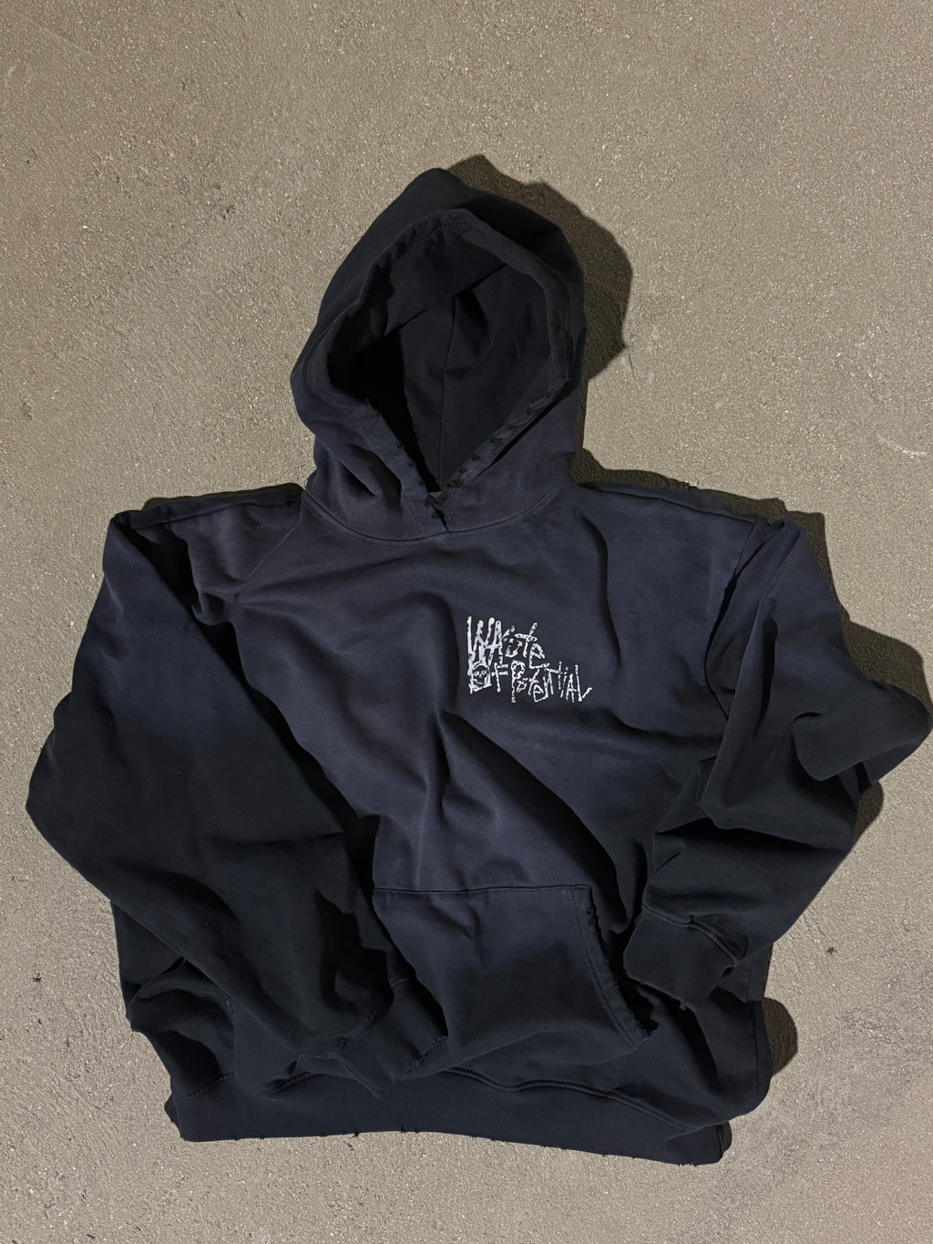WASTE HOODIE SNOW LEOPARD