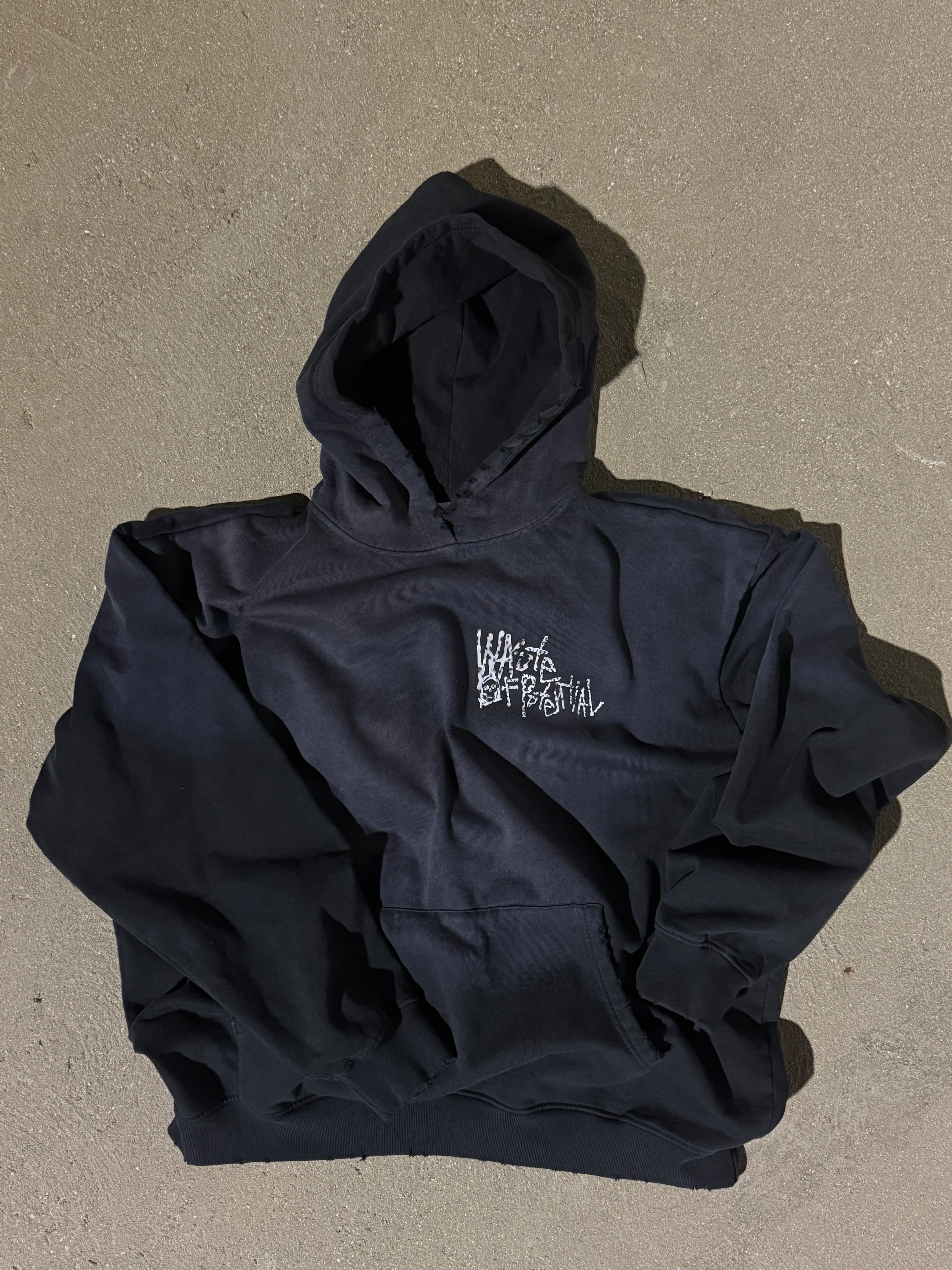 WASTE HOODIE SNOW LEOPARD