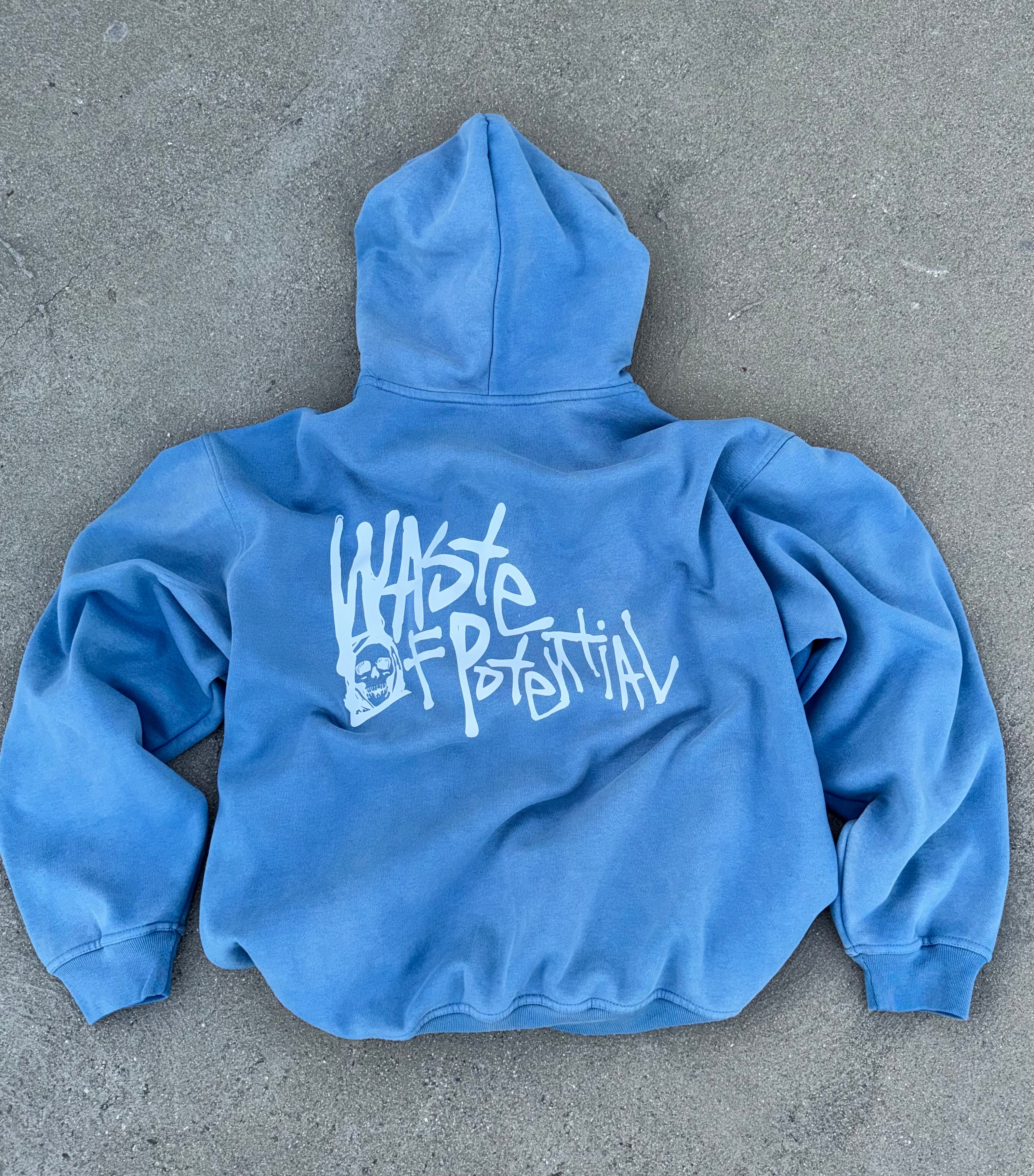 Powder Blue Zip-Up