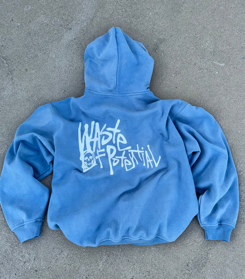 Powder Blue Zip-Up