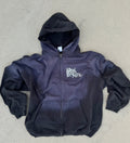 Sun-dried Black Zip-Up