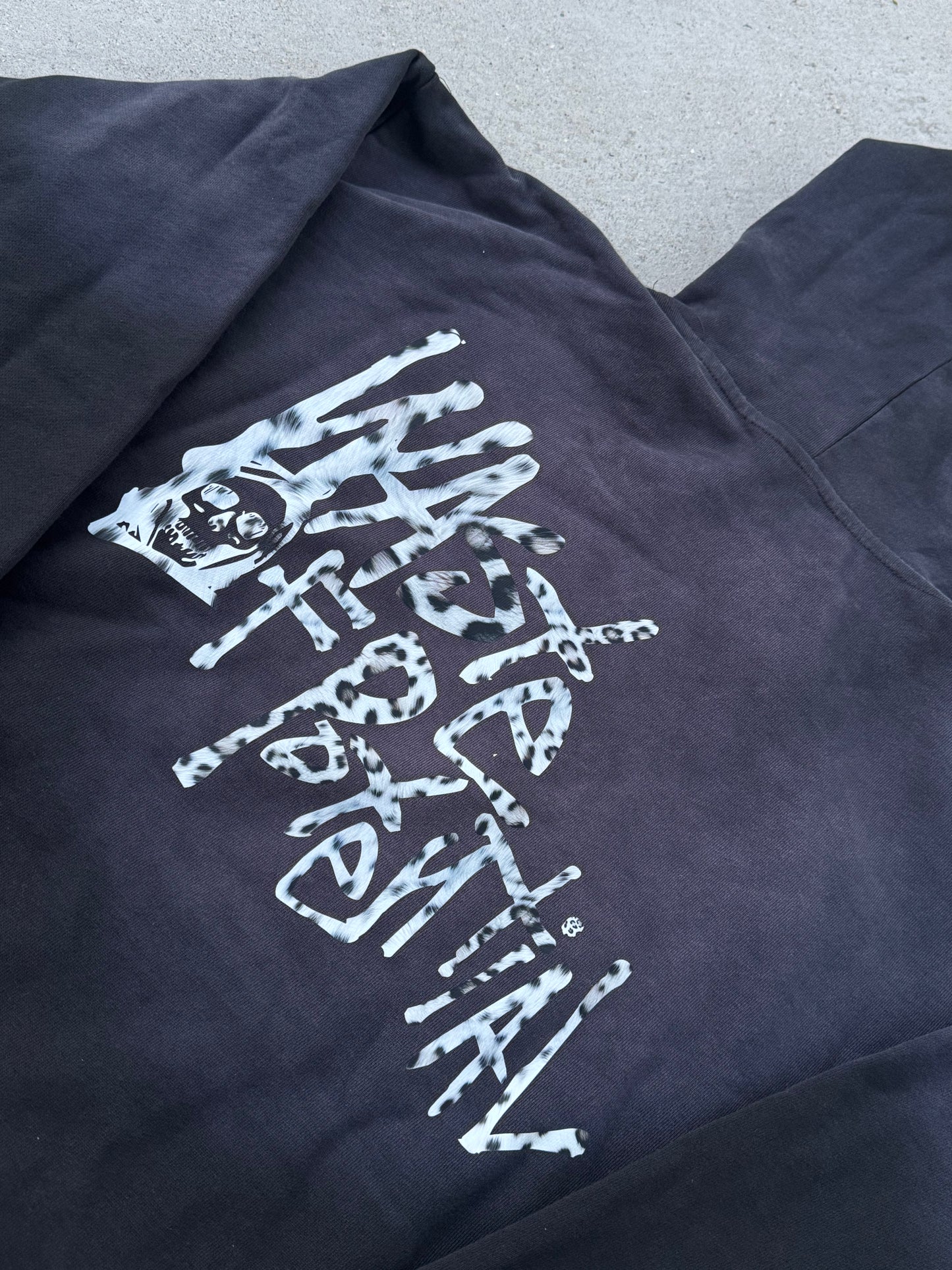 WASTE HOODIE SNOW LEOPARD